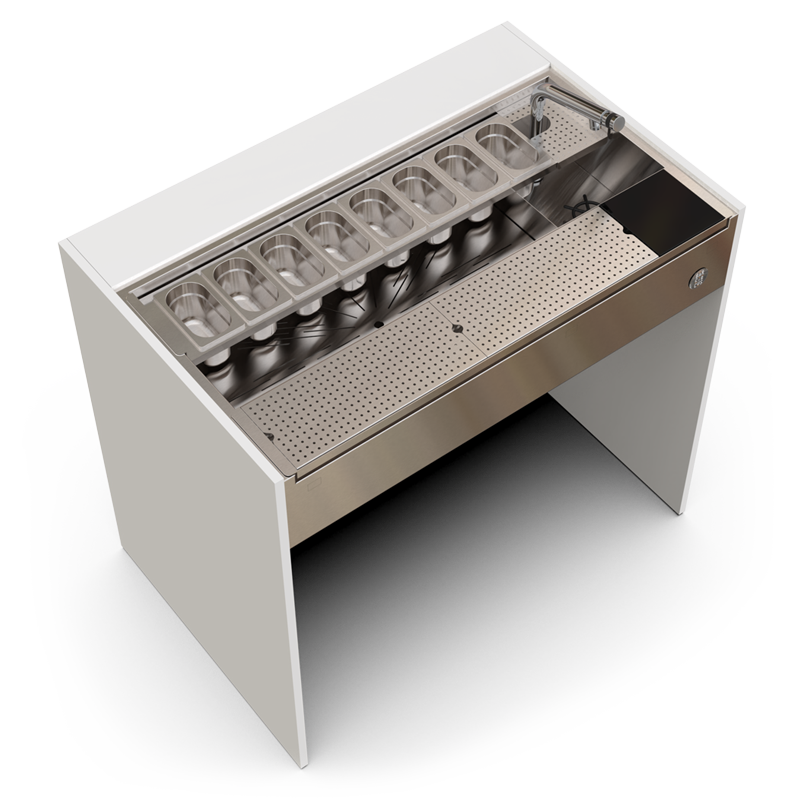 Essential White Event Bar Station