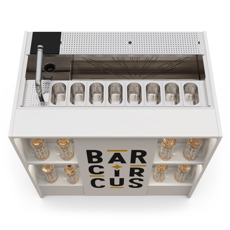 Essential White Event Bar Station