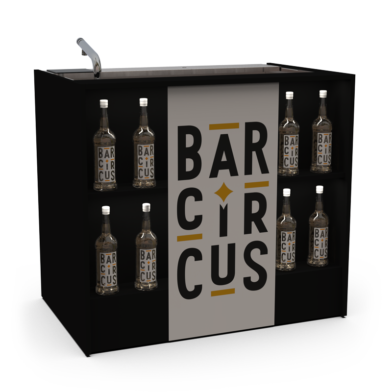 Essential White Event Bar Station