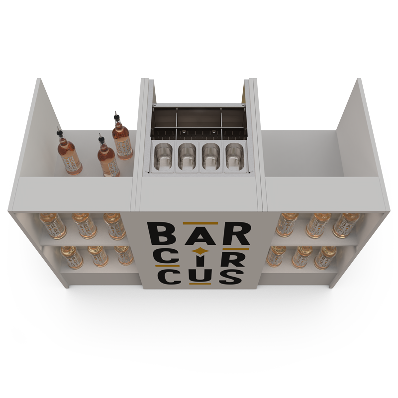 White event testing furniture