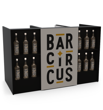 Black event testing furniture