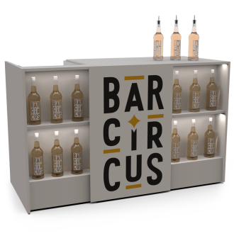 White event bar counter...