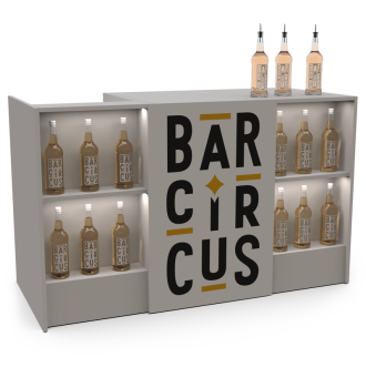 White event bar counter...