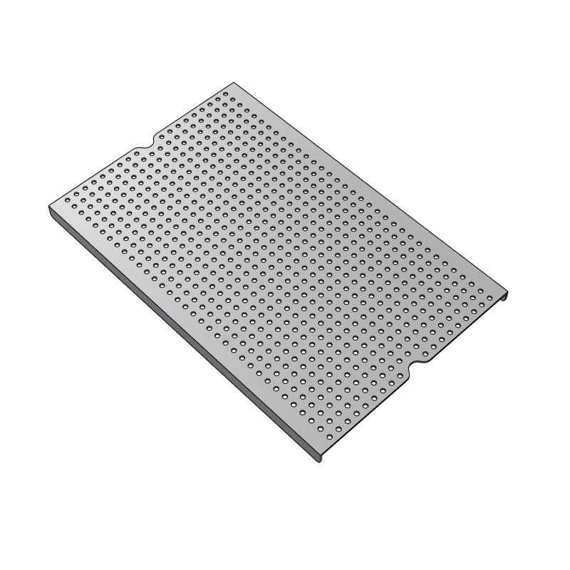 Preparation grid on bar station width 490 mm