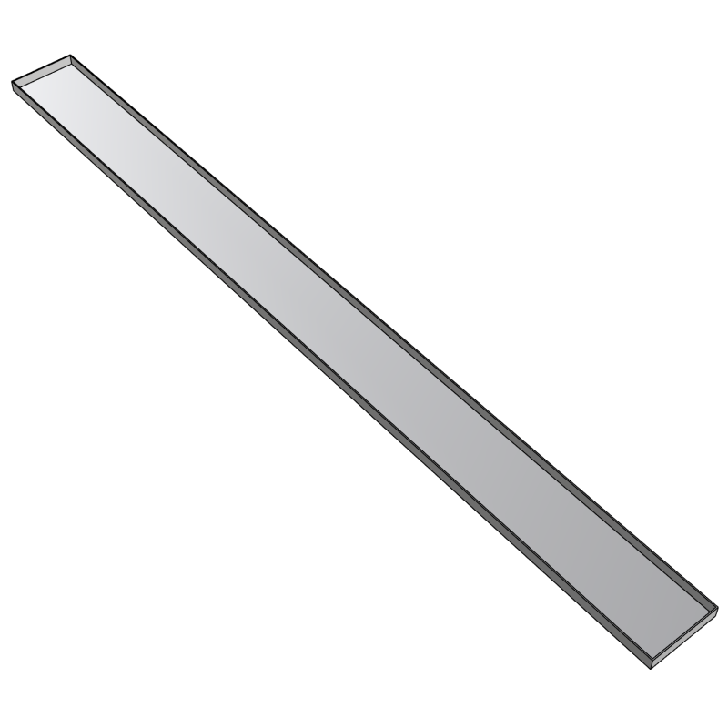 Cuve grille de préparation 150cm sans évacuation