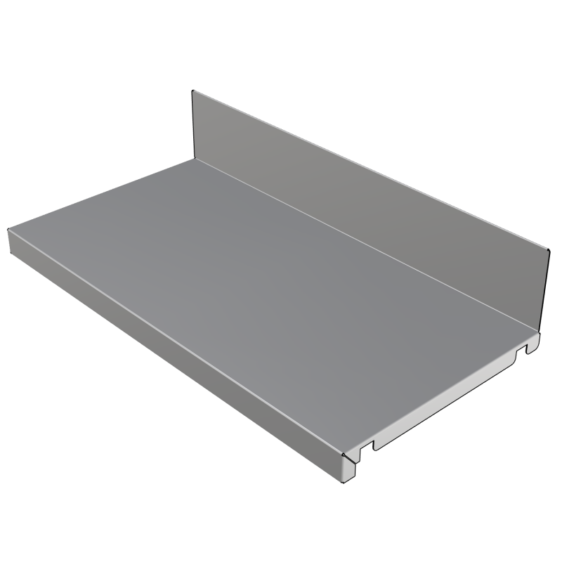 Shelf unit with 8 compartments