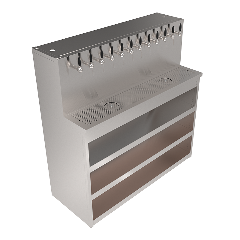 Beer Wall furniture with 12 taps and shelves