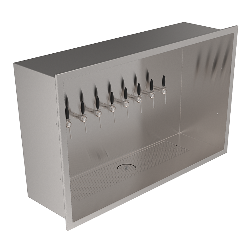 Beer Wall 8 taps for wall mounting