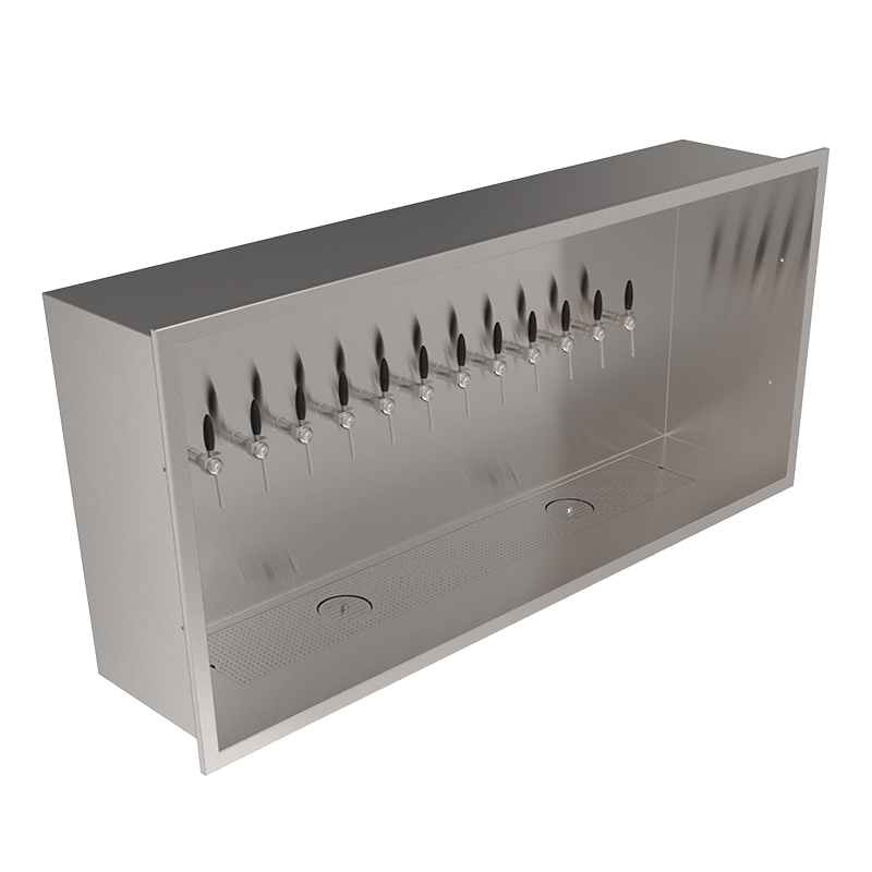 Beer Wall 12 taps for wall mounting