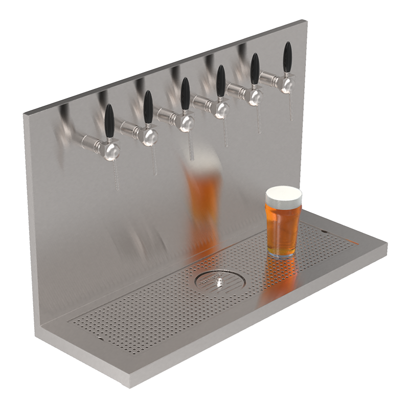 Plateau Beer Wall 6 taps to install