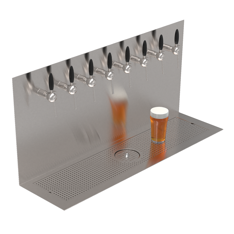 Plateau Beer Wall 8 built-in taps