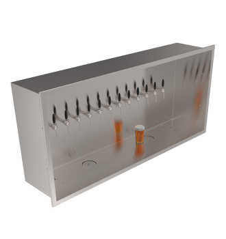 Beer Wall 12 taps for wall mounting