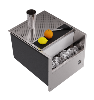 Preparation grid on icewell ice dispenser 77L