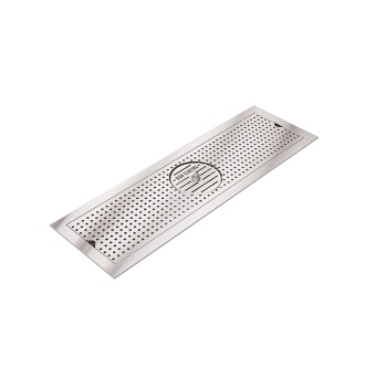 Built-in grid with glass...