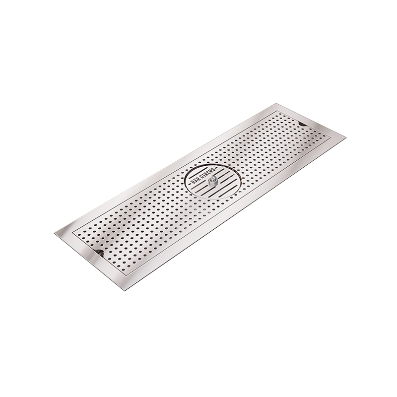 Built-in grid with glass rinser