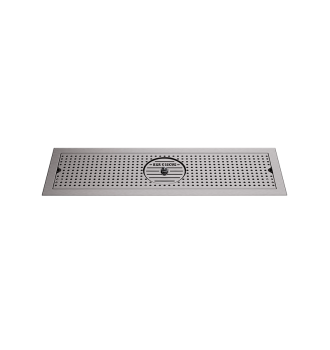 Built-in grid with glass rinser