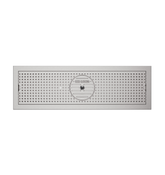 Built-in grid with glass rinser