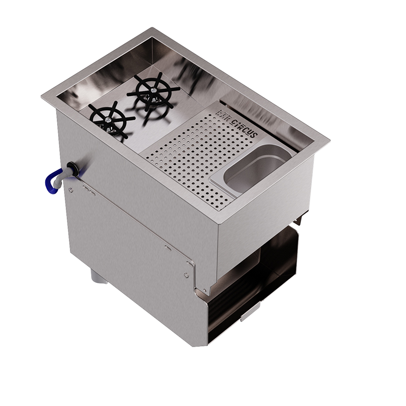 Rinse shaker with solid-liquid separator module