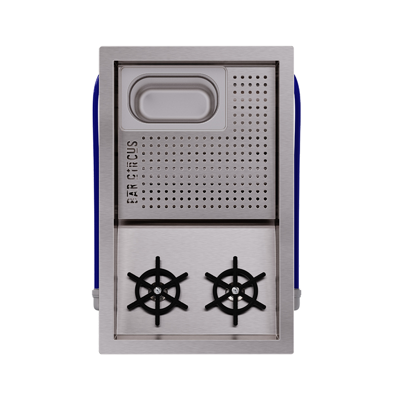 Rinse shaker with solid-liquid separator module