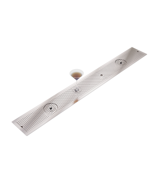 Built-in grid with glass rinser 1500mm