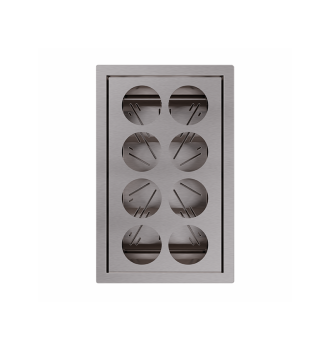 Insulated bin for 8 bottles 25L