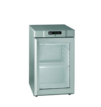 Réfrigérateur Argent vitrée 128L