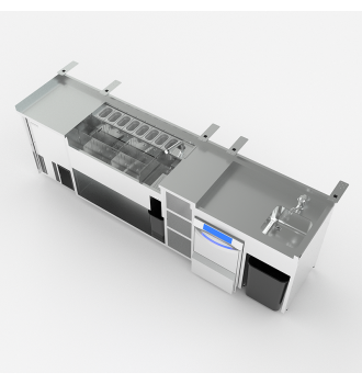 Cocktail bar station BÉCRUX