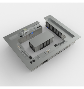 CASSIOPEIA central bar counter