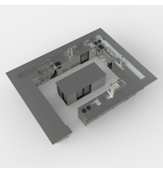 CASSIOPEIA central bar counter