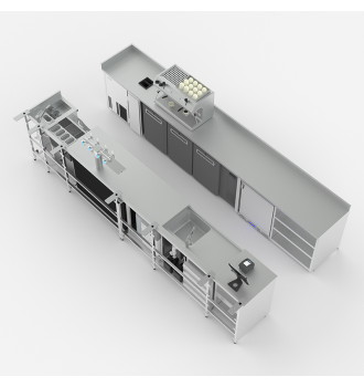 Agencement bar polyvalent...