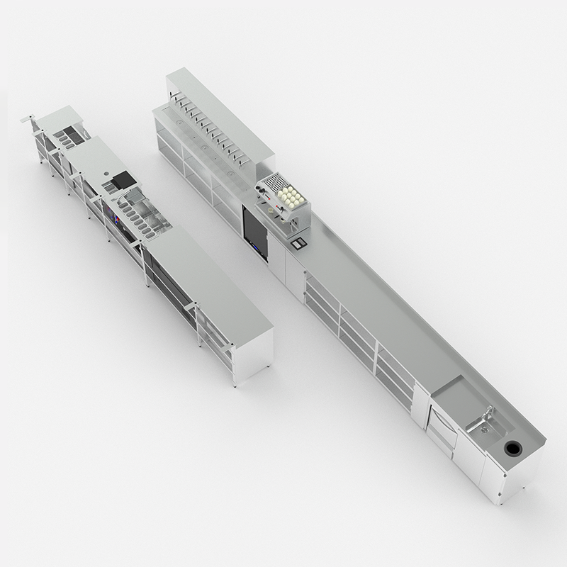 EQUULEUS bar layout with cocktail station