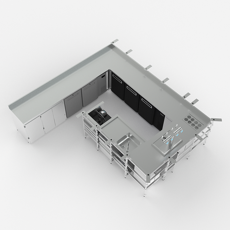 Brasserie bar layout HOROLOGIUM