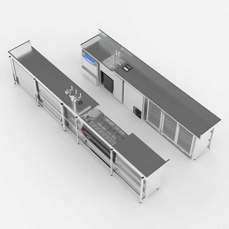 Bar with URSA cocktail station