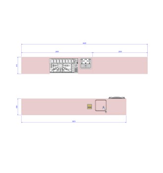 Bar with URSA cocktail station