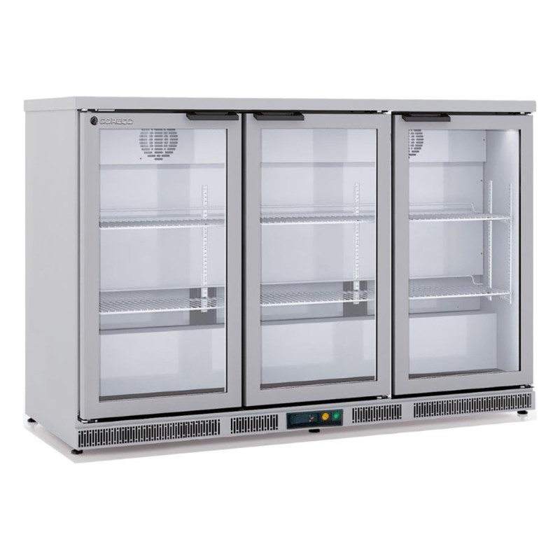 3-door bar refrigerator
