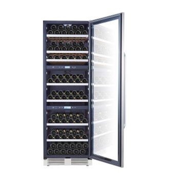 3-zone wine cellar 143 bottles