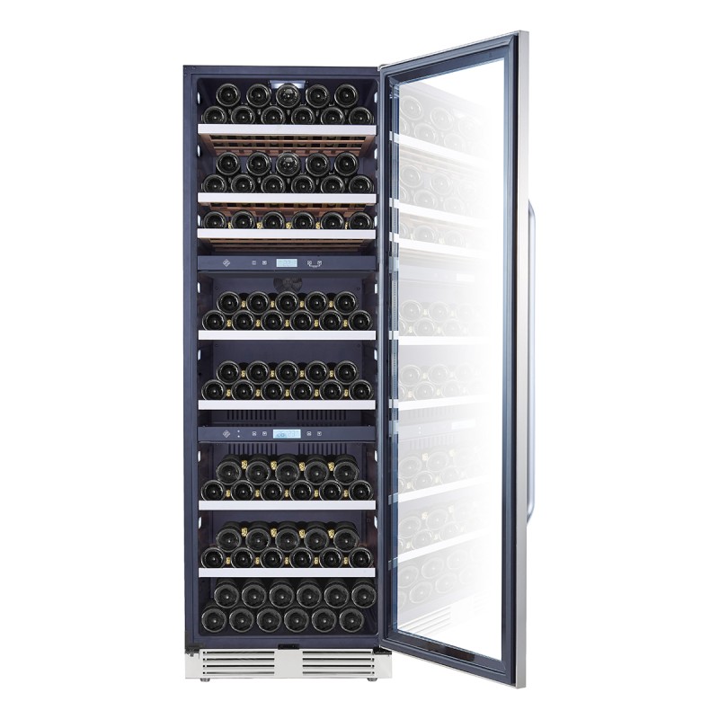 3-zone wine cellar 143 bottles