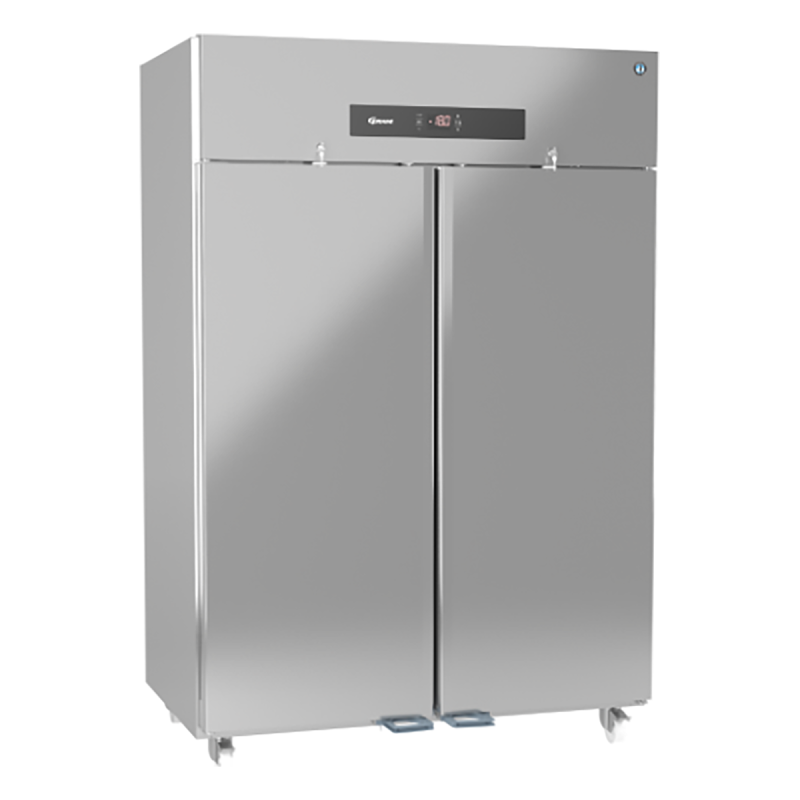Réfrigérateur gris double porte négatif