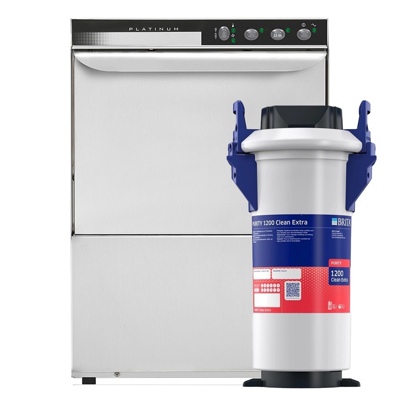 Mechanical glass washer pack 35 X 35 with Purity Clean Extra 1200 filter