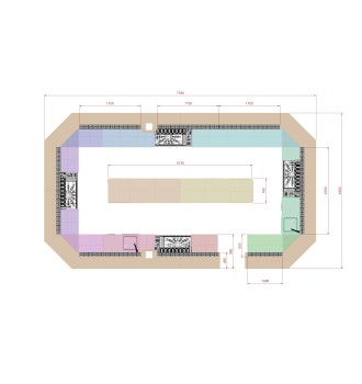 Grand bar ERAKIS with its cocktail stations