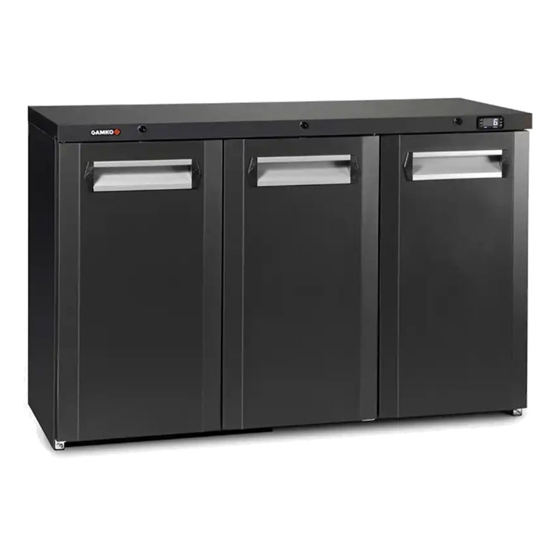 Back bar with 3 solid doors