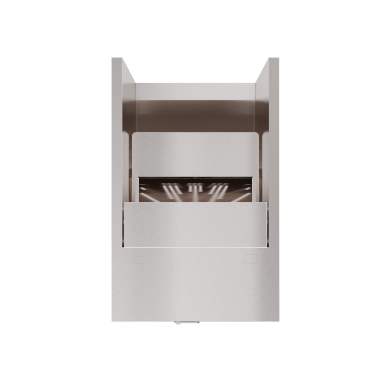 Speedrack latéral à 15 bouteilles droites avec compartiment glace