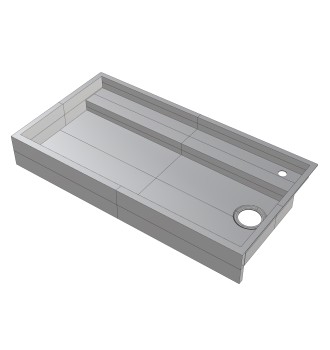 Compact 1080 drop-in sink