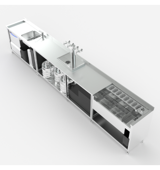 CEPHEUS mobile bar on wheels