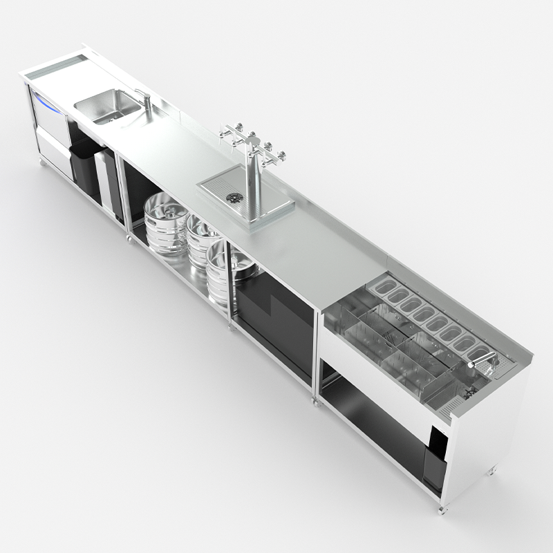CEPHEUS mobile bar on wheels
