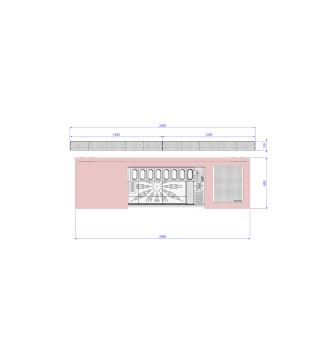 Compact cocktail bar STÉROPE