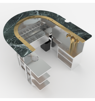U-shaped compact station...