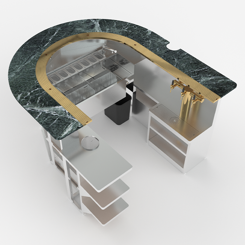U-shaped compact station SIRIUS