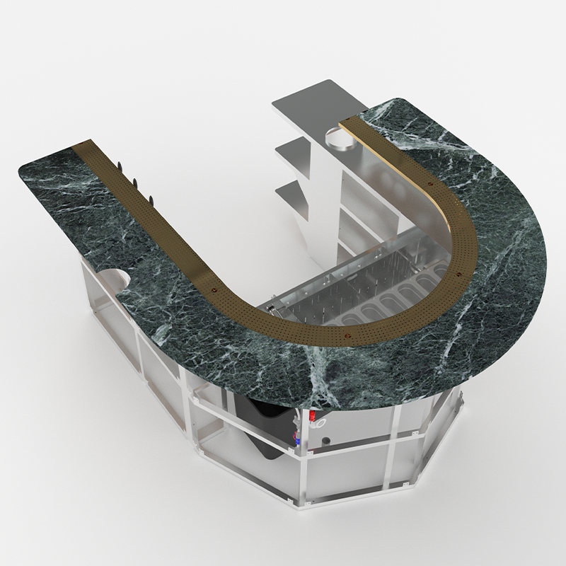 U-shaped compact station SIRIUS