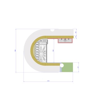 U-shaped compact station SIRIUS
